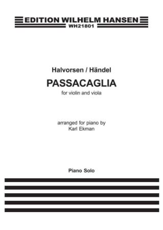 HANDEL/HALVORSEN:PASSACAGLIA FOR VIOLIN AND VIOLA