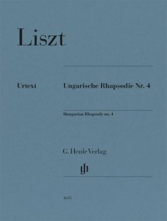 LISZT:HUNGARIAN RHAPSODY NO.4 FOR PIANO