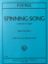 POPPER:SPINNING SONG OP.55 NO.1 CELLO AND PIANO