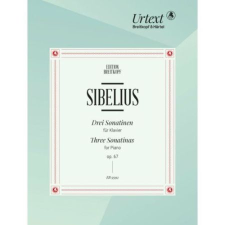 SIBELIUS:THREE SONATINAS OP.67 FOR PIANO