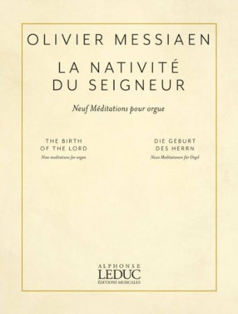MESSIAEN:LA NATIVITE DU SEIGNEUR ORGUE