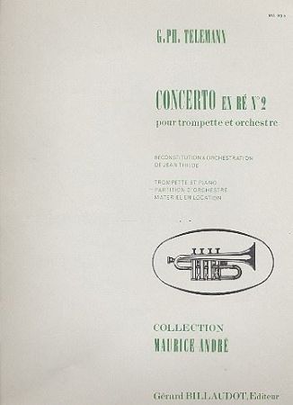 TELEMANN:CONCERTO EN RE NO.2 TROMPETTE ET PIANO