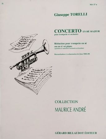 TORELLI:CONCERTO EN RE MAJEUR TROMPETTE ET PIANO