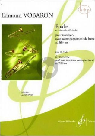VOBARON:ETUDES FROM 40 ETUDES FROM TROMBONE