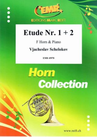 SCHELOKOV:ETUDE NR. 1 + 2 F HORN & PIANO