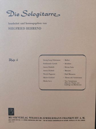 BEHREND:DIE SOLOGITARRE HEFT 4