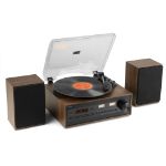 Audizio gramofon Boston Record Player Set with Speakers