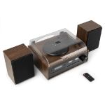 Audizio gramofon Boston Record Player Set with Speakers