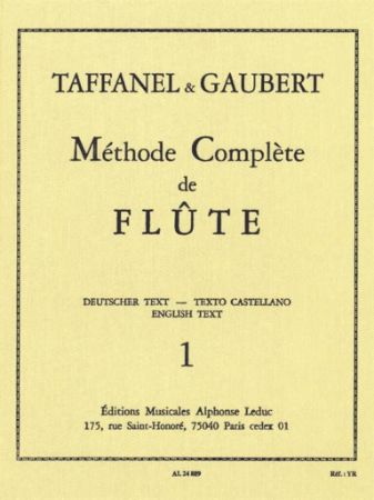 TAFFANEL & GAUBERT:METHODE COMPLETE 1