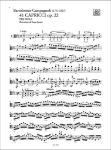 CAMPAGNOLI:41 CAPRICCI OP.22 PER VIOLA