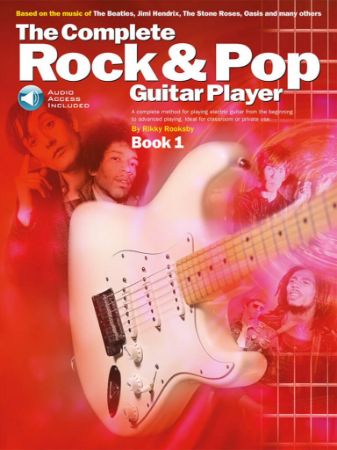 ROOKSBY:THE COMPLETE ROCK & POP GUITAR PLAY BOOK 1 + AUDIO ACCESS