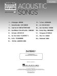 ACOUSTIC SONGS PLAY ALONG GUITAR +AUDIO ACCESS VOL.3