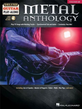 METAL ANTHOLOGY DELUXE GUITAR PLAY-ALONG + AUDIO ACCESS