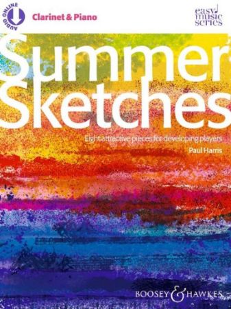 HARRIS:SUMMER SKETCHES FOR CLARINET AND PIANO + AUDIO ONLINE