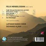 MENDELSSOHN:SACRED CHORAL WORKS/LATVIAN RADIO CHOIR