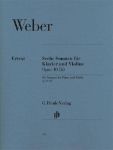 WEBER:6 SONATAS FOR VIOLIN AND PIANO