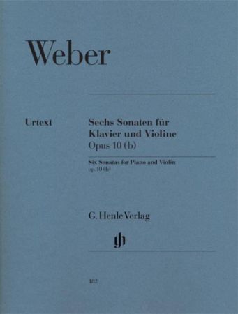 WEBER:6 SONATAS FOR VIOLIN AND PIANO
