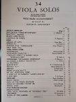 LESINSKY:34 VIOLA SOLOS WITH PIANO ACCOMPANIMENT