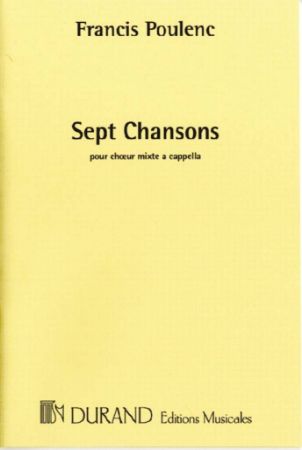 POULENC:SEPT CHANSONS SATB
