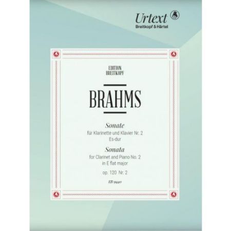 BRAHMS:SONATA FOR CLARINET AND PIANO NO.2 OP.120 ES-DUR