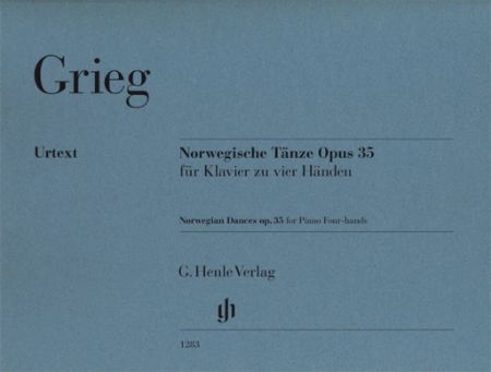 GRIEG:NORWEGIAN DANCES OP.35 FOR PIANO FOUR HANDS