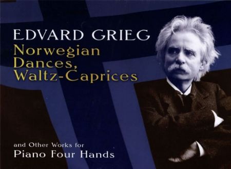 GRIEG:NORWEGIEN DANSES WALTZ CAPRICES 4HANDS