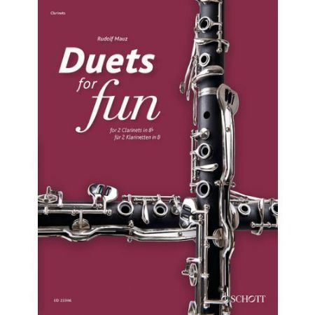 MAUZ:DUETS FOR FUN FOR 2 CLARINETS