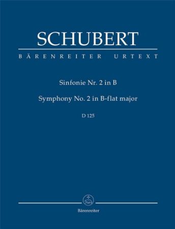 SCHUBERT:SYMPHONY NO.2 STUDY SCORE
