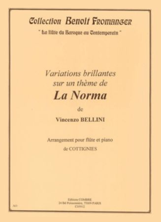 BELLINI:VARIATIONS BRILLANTES SUR UN THEME DE LA NORMA FLUTE AND PIANO