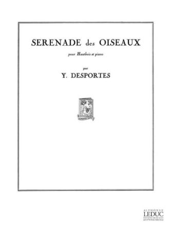DESPORTES:SERENADE DES OISEAUX OBOE ET PIANO