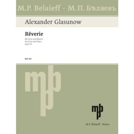 GLASUNOW A:REVERIE OP.24 HORN AND PIANO