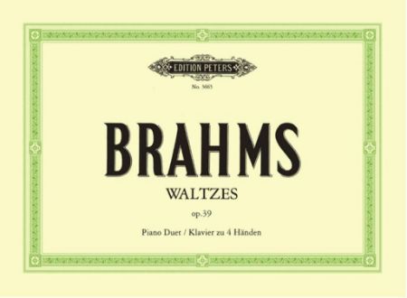 BRAHMS:WALTZES  OP.39  PIANO DUET 4 HANDS