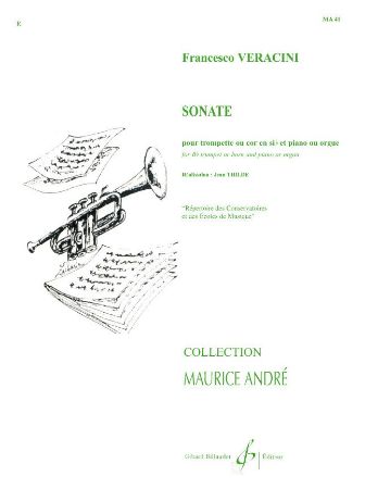 VERACINI F.:SONATE  F-DUR TRUMPET AND PIANO