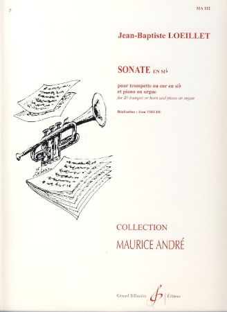 LOEILLET J.B.:SONATE EN SI TRUMPET AND PIANO