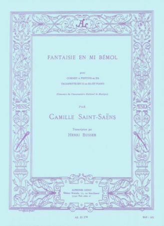 SAINT-SAENS:FANTAISIE EN MI BEMOL TRUMPET AND PIANO
