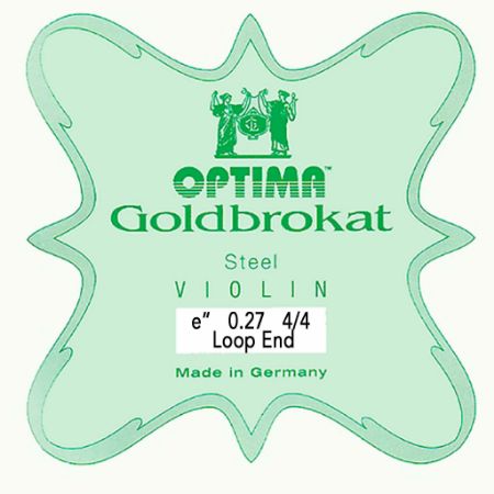 STRUNA ZA VIOLINO E OPTIMA GOLDBROKAT - STRONG 0,27 ZANKA