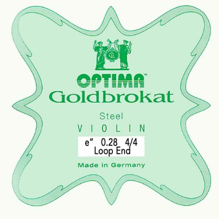 STRUNA ZA VIOLINO E OPTIMA GOLDBROKAT - EXTRA STRONG 0,28 KROGLICA