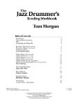 MORGAN:THE JAZZ DRUMMER'S READING WORKBOOK + MP3 PLAYALONG
