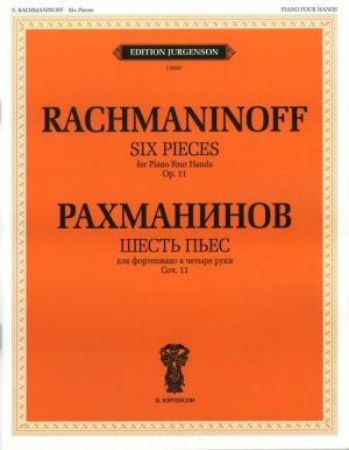 RACHMANINOFF:SIX PIECES OP.11 FOR 4 HANDS