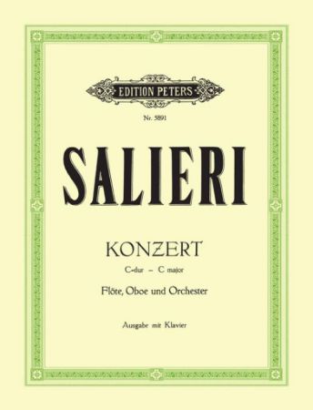 SALIERI:KONZERT C-DUR FLOTE,OBOE UND ORCHESTER AUSGABE MIT KLAVIER