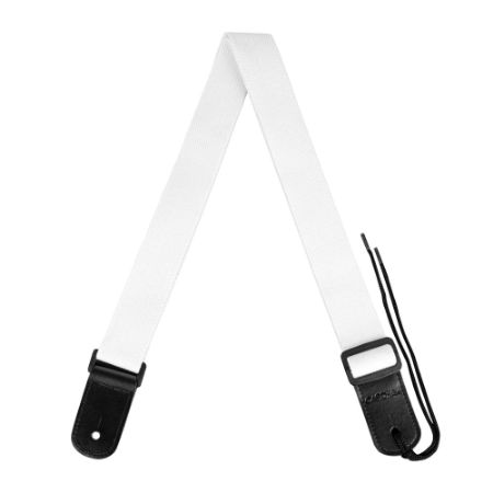 CASCHA PAS ZA UKULELE Ukulele Strap Cotton - White