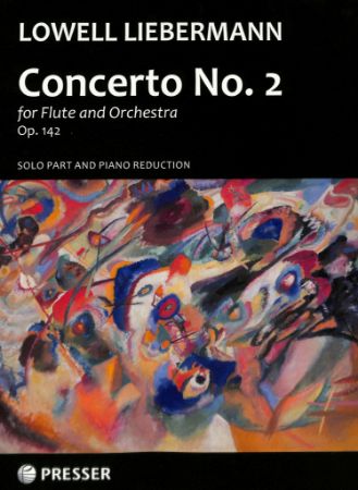LIEBERMANN:FLUTE CONCERTO NO.2 OP.142 FLUTE AND PIANO