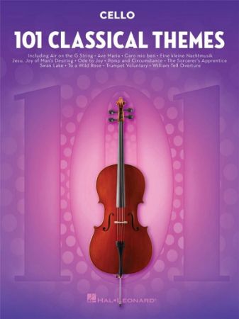 101 CLASSICAL THEMES CELLO SOLO