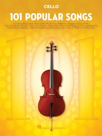 101 POPULAR SONGS CELLO SOLO
