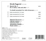PAGANINI:STRING QUARTET NO.3/THREE DUETTI CONCERTANTI