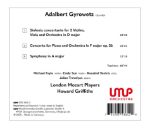 GYROWETZ:SINFONIA CONCERTANTE/PIANO COMCERTO/SYMPHONY IN A MAJOR