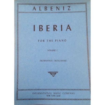 ALBENIZ:IBERIA FOR PIANO VOL.1