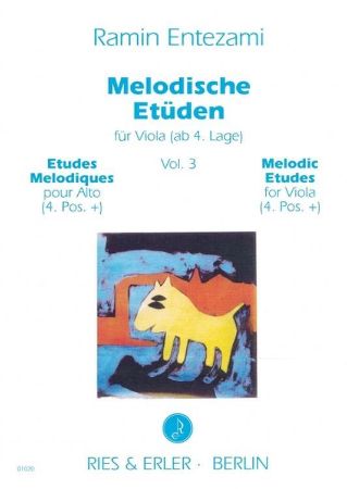 ENTEZAMI:MELODISCHE ETUDEN FUR VIOLA VOL.3