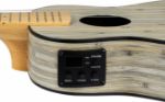 CASCHA Soprano Ukulele Bamboo Graphite + EQ incl.bag HH-2315E