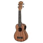 CASCHA Soprano Ukulele Mahogany + EQ Lefthand incl.bag HH-2026EL